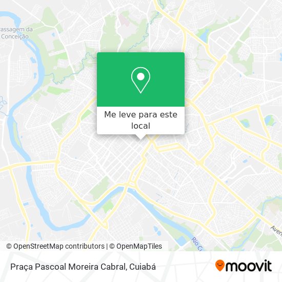Praça Pascoal Moreira Cabral mapa