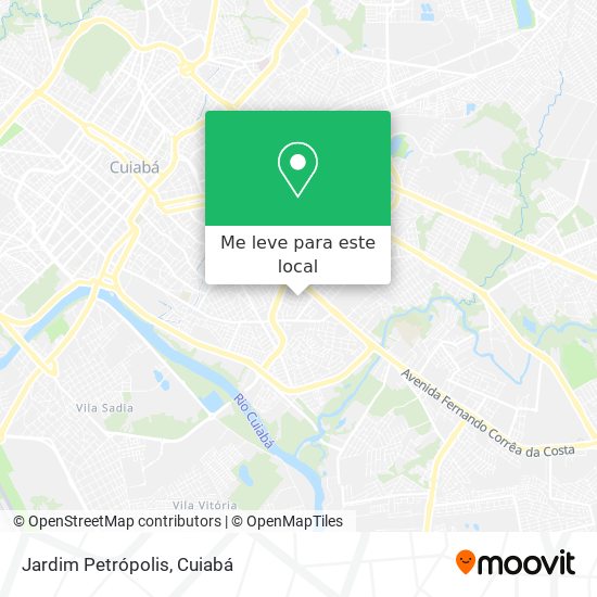 Jardim Petrópolis mapa