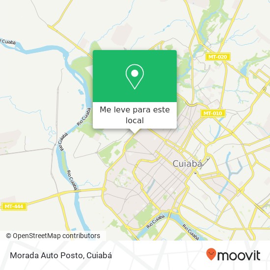 Morada Auto Posto mapa