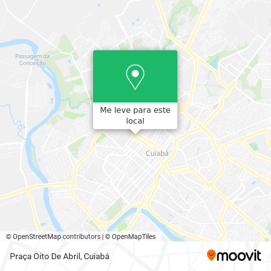 Praça Oito De Abril mapa