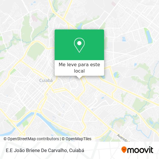 E.E João Briene De Carvalho mapa