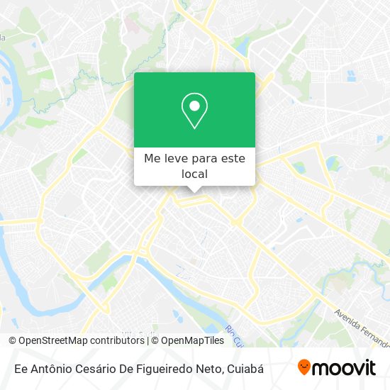 Ee Antônio Cesário De Figueiredo Neto mapa