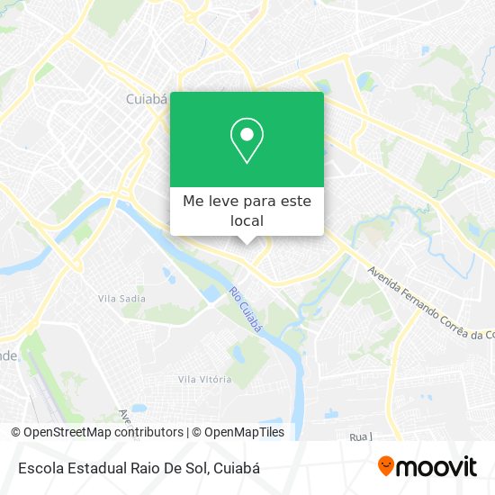 Escola Estadual Raio De Sol mapa