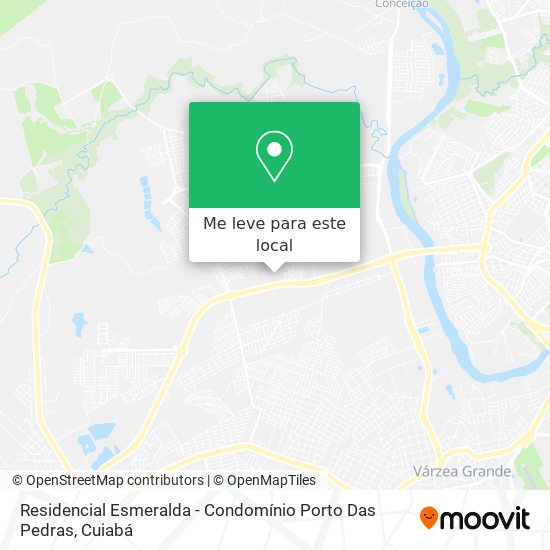 Residencial Esmeralda - Condomínio Porto Das Pedras mapa