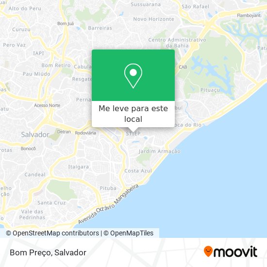 Bom Preço mapa