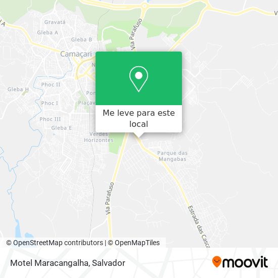 Motel Maracangalha mapa