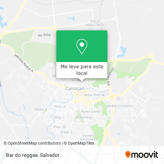 Bar do reggae mapa
