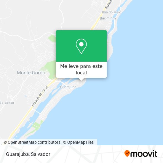 Guarajuba mapa
