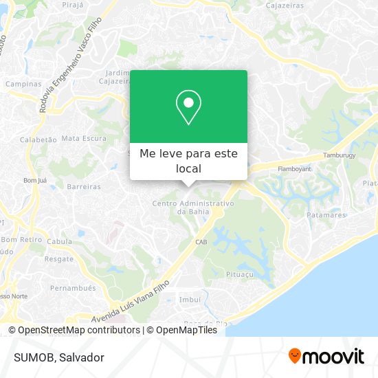 SUMOB mapa