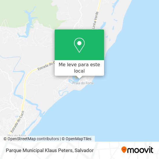 Parque Municipal Klaus Peters mapa
