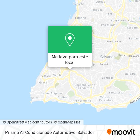 Prisma Ar Condicionado Automotivo mapa