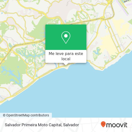 Salvador Primeira Moto Capital mapa