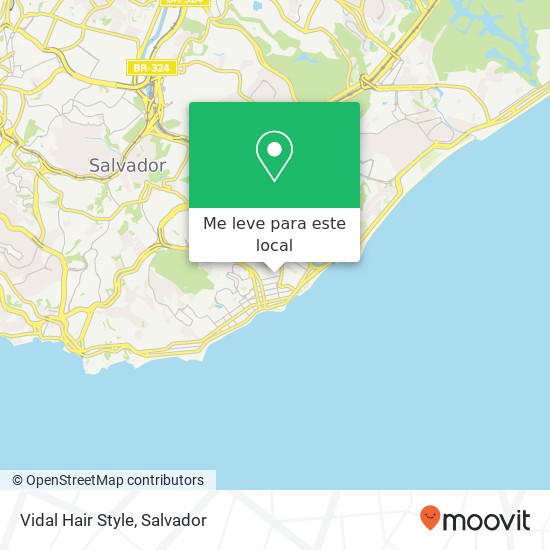Vidal Hair Style mapa