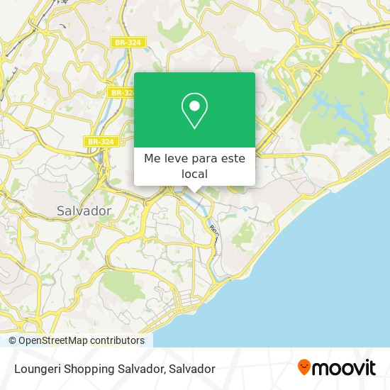 Loungeri Shopping Salvador mapa