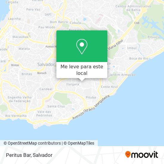 Peritus Bar mapa