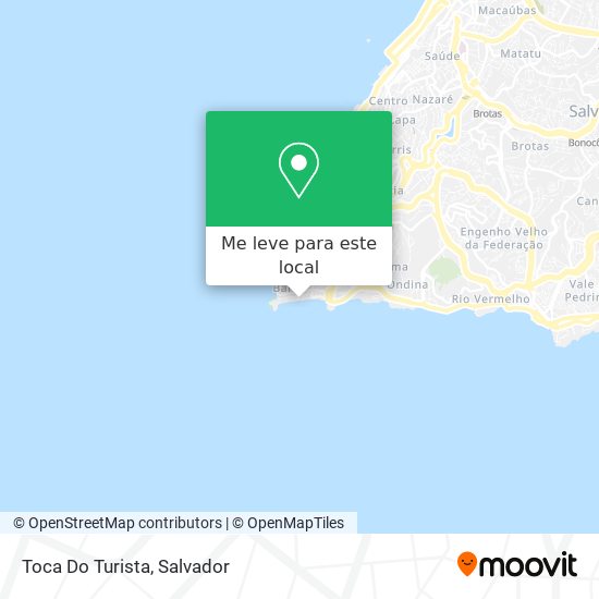Toca Do Turista mapa