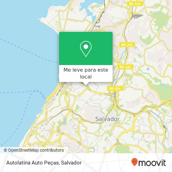 Autolatina Auto Peças mapa