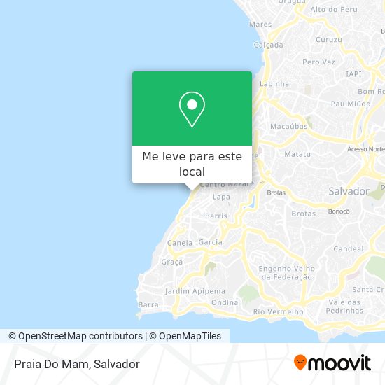Praia Do Mam mapa