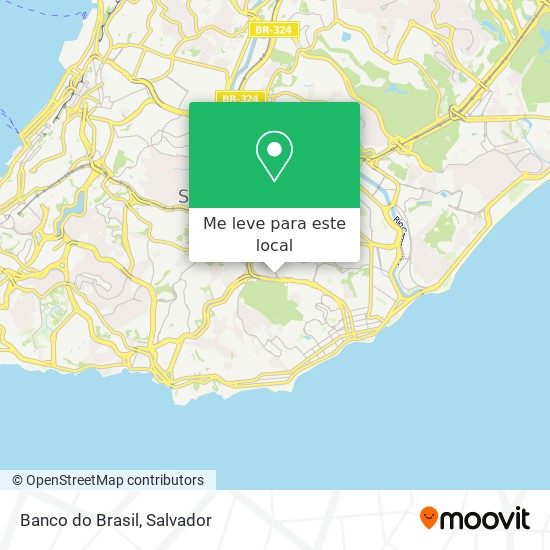 Banco do Brasil mapa