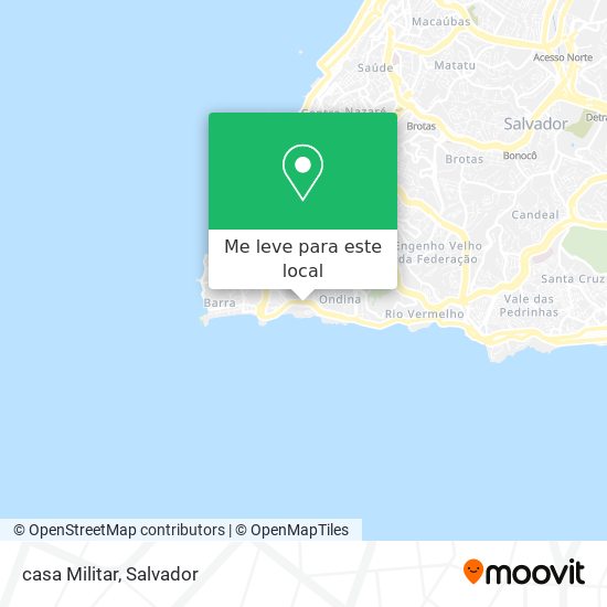 casa Militar mapa