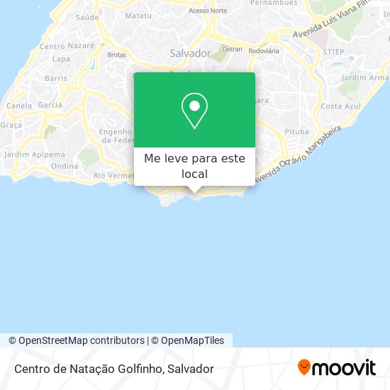 Centro de Natação Golfinho mapa