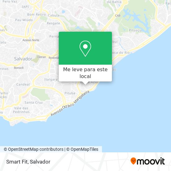 Smart Fit mapa