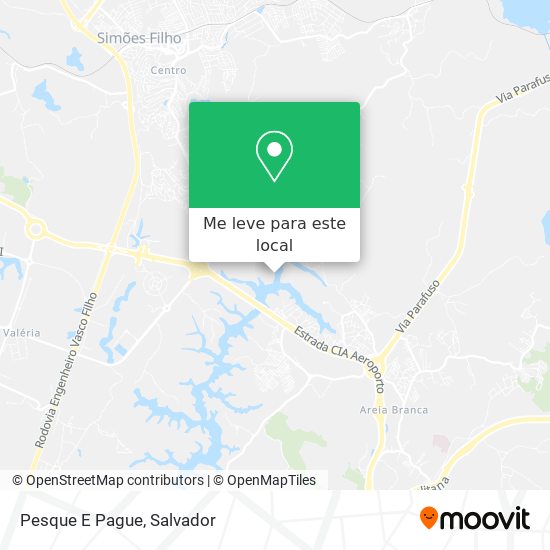 Pesque E Pague mapa