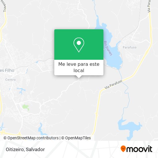 Oitizeiro mapa