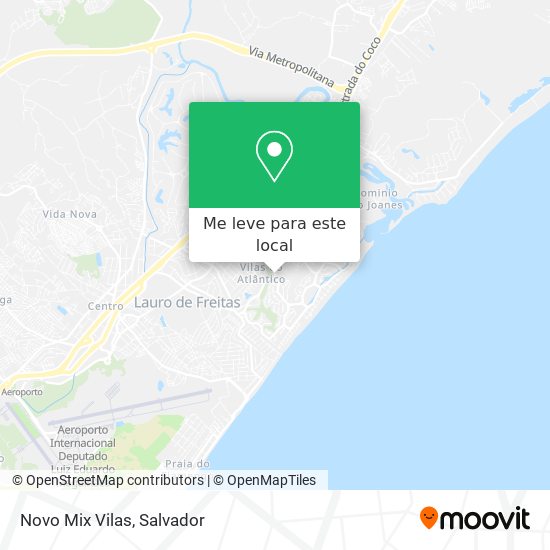 Novo Mix Vilas mapa
