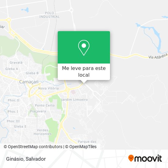 Ginásio mapa