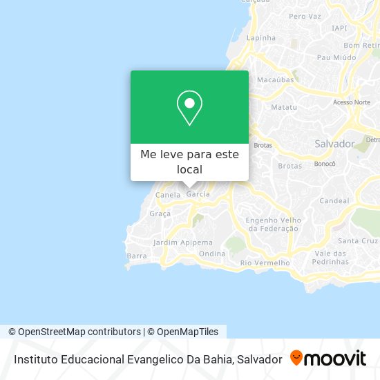 Instituto Educacional Evangelico Da Bahia mapa