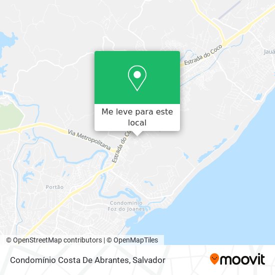 Condomínio Costa De Abrantes mapa