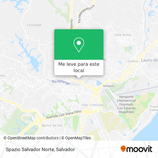 Spazio Salvador Norte mapa