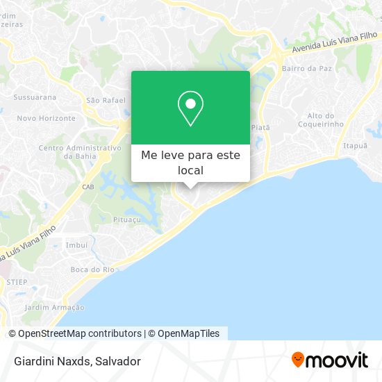 Giardini Naxds mapa