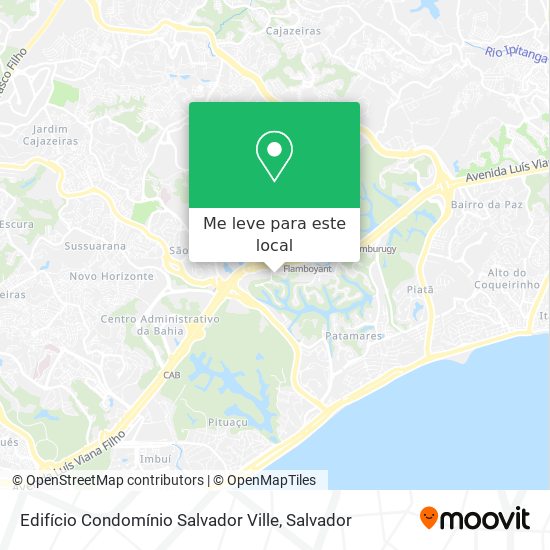 Edifício Condomínio Salvador Ville mapa