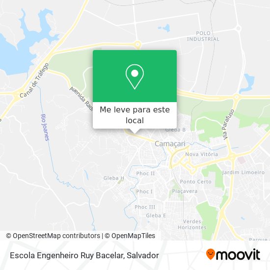 Escola Engenheiro Ruy Bacelar mapa