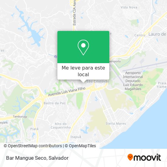Bar Mangue Seco mapa