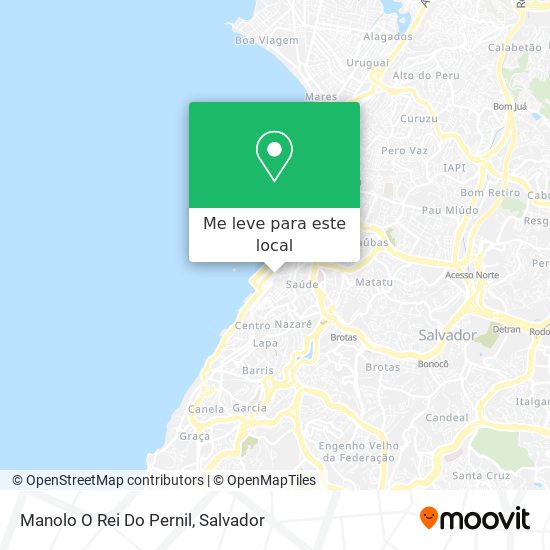 Manolo O Rei Do Pernil mapa