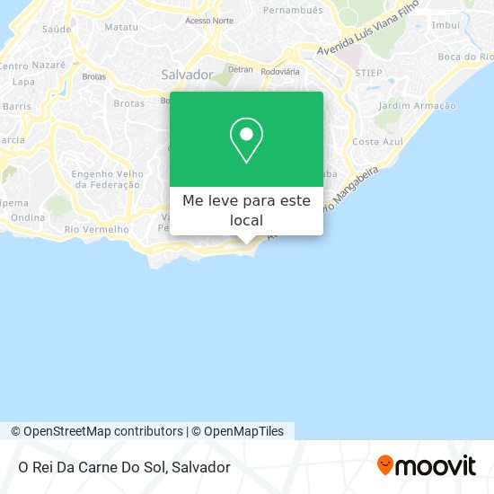 O Rei Da Carne Do Sol mapa