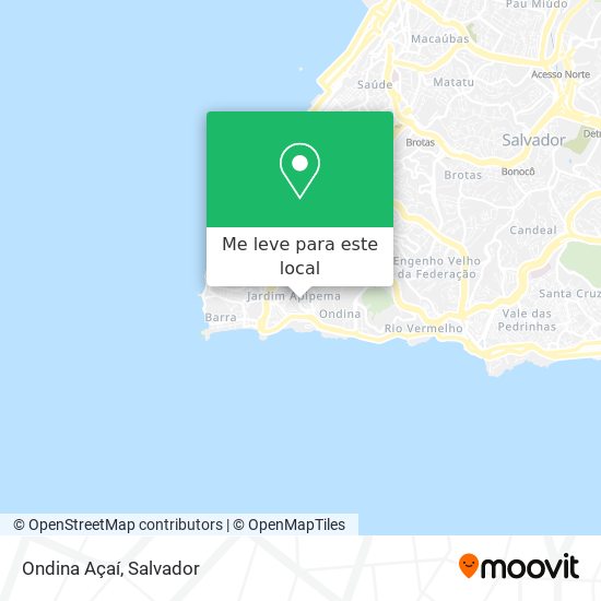 Ondina Açaí mapa