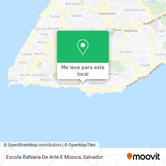 Escola Bahiana De Arte E Música mapa