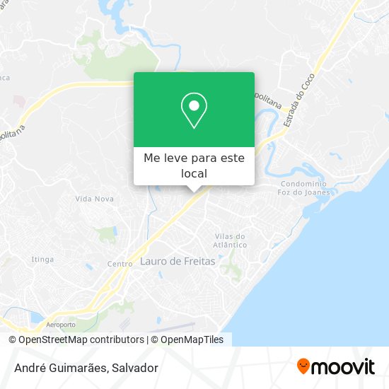 André Guimarães mapa
