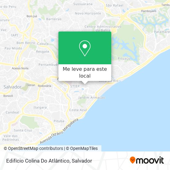 Edifício Colina Do Atlântico mapa