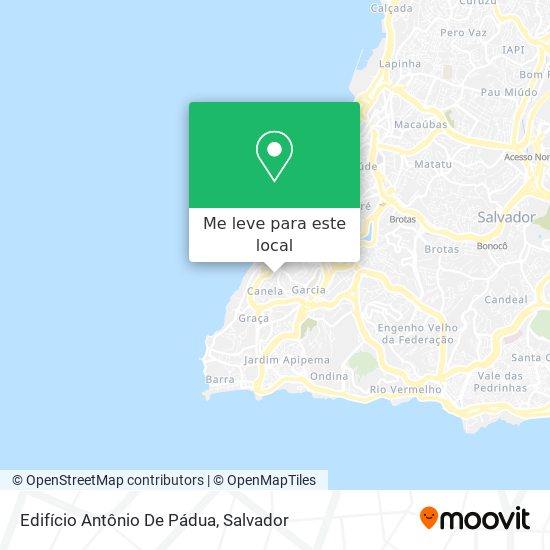 Edifício Antônio De Pádua mapa