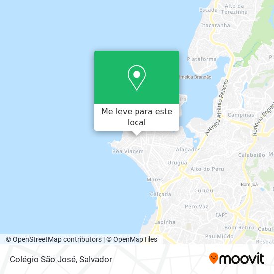 Colégio São José mapa