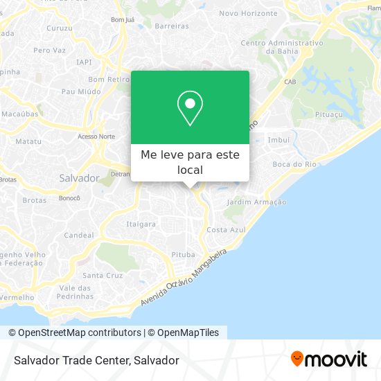 Salvador Trade Center mapa