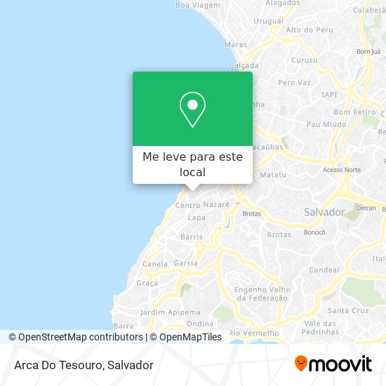 Arca Do Tesouro mapa