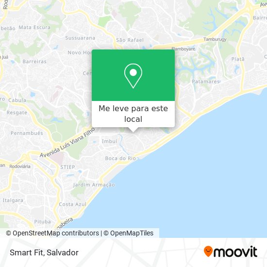 Smart Fit mapa