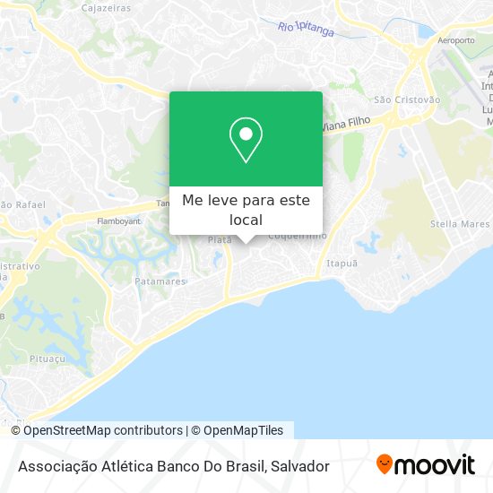 Associação Atlética Banco Do Brasil mapa