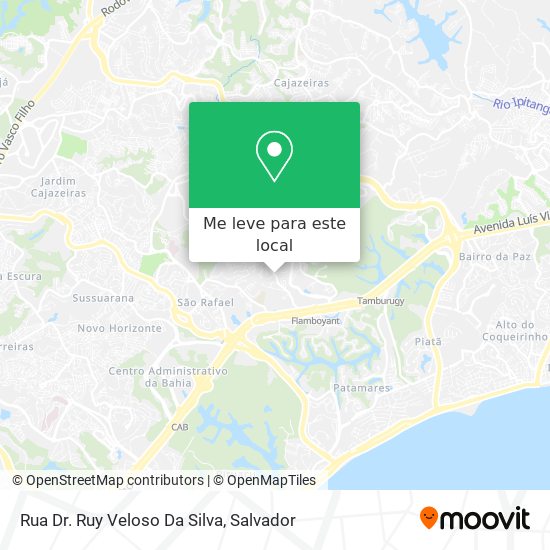 Rua Dr. Ruy Veloso Da Silva mapa